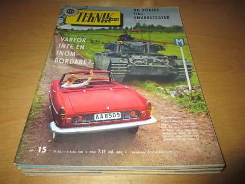 TEKNIK FÖR ALLA NR 15 1961. NSU SPORT PRINZ, M.M