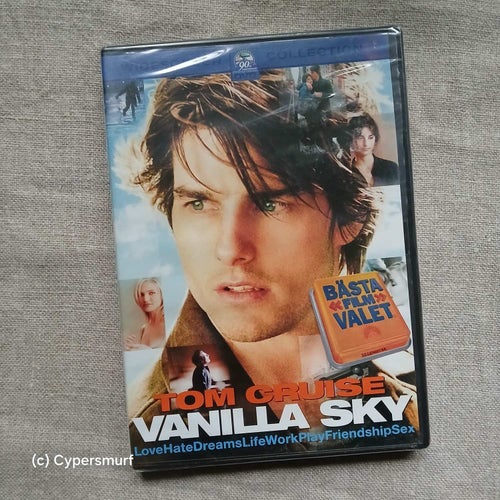 Vanilla Sky | inplastad (ny!) | Svensk utgåva | Tom Cruise