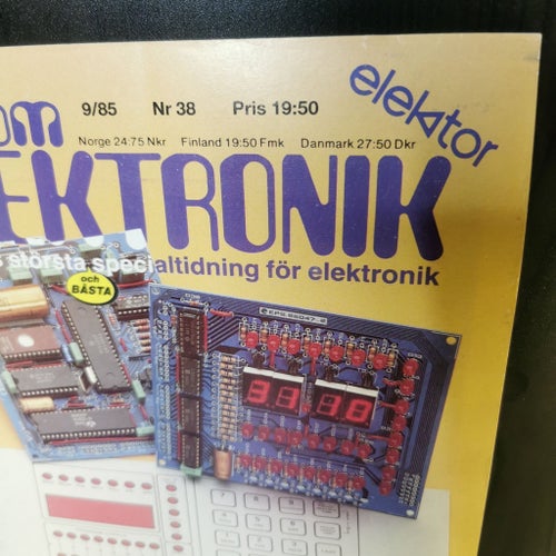Allt om Elektronik 9/85 Nr 38, 1985