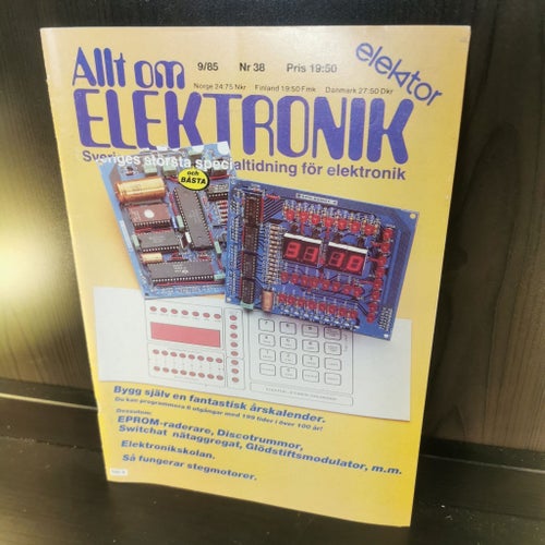 Allt om Elektronik 9/85 Nr 38, 1985