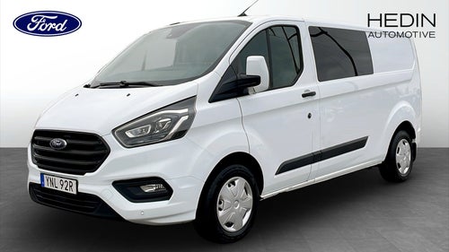 Ford Transit Custom 340 Crew Van Dubbelhytt 2.0 L2 130hk 6-sits Kamrem bytt 3,95