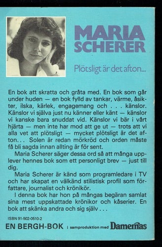 Maria Scherer - Plötsligt är det afton...