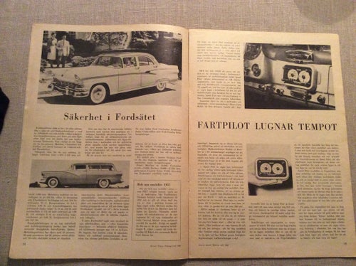 SMT Svensk motor tidning Nr 4 1956 Ford,Fartpilot,Pegaso,Fiat 600