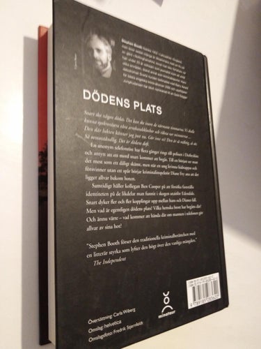 Dödens plats - Stephen Booth, bok inbunden Very Fine