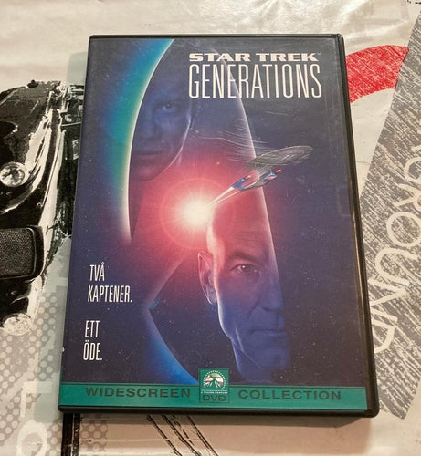 STAR TREK GENERATIONS (1994) SVENSK UTGÅVA I NYSKICK!