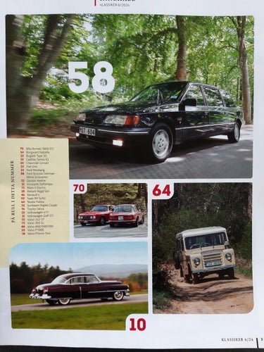 Klassiker nr 6 2024: Volvo 960/S90/V90, Borgward Isabella, Saab 99 Turbo