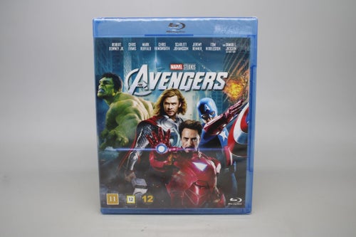 The Avengers Marvel Stuidos , Svensk text , Inplastad Blu-Ray