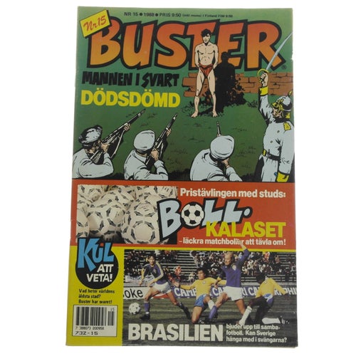 Buster - 1988 - NR 15 - Tuffy, Mannen i svart, Super-Mac & Bullen
