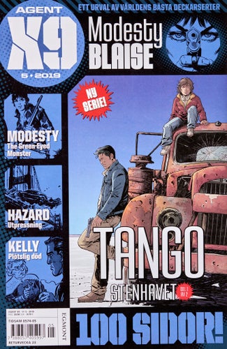 Agent X9 Serietidning 2019 nr 5 (Oläst arkivex) Modesty Blaise