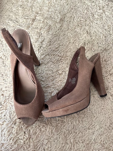 H&M Sandaletter slingbacks Brun, 38