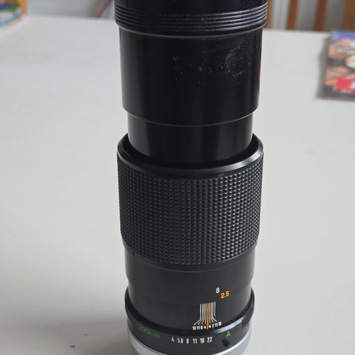 Canon fd 200mm f 4 ssc