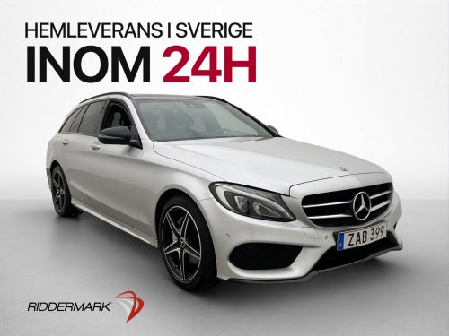 Mercedes-Benz C180 T 156hk AMG Pano Skinn P-Sensorer Drag