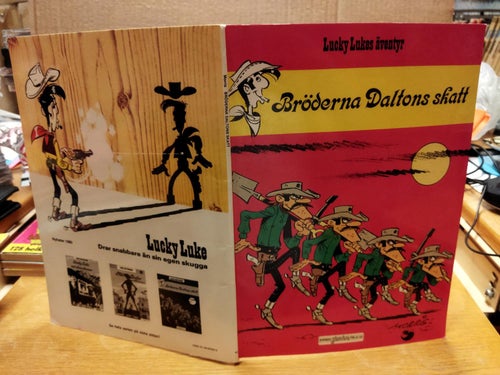 Lucky Lukes äventyr Bröderna Daltons skatt. Very Good plus
