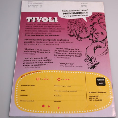 Tivoli - 2012 - NR 1
