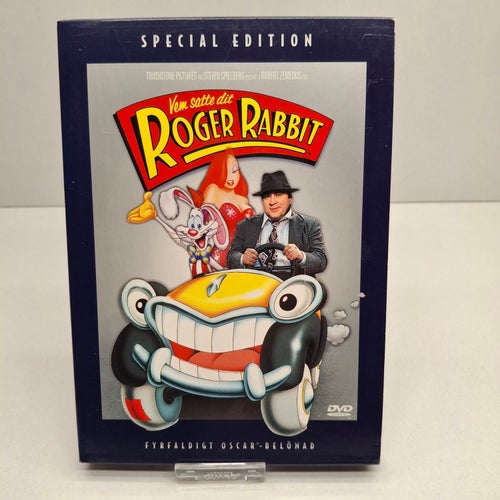 Vem satte dit Roger Rabbit - Special Region 2, DVD-Film, Svensk text, Fint skick