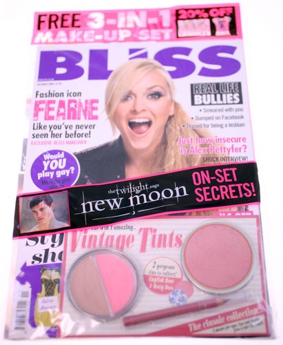 Bliss magazine-English issue-October 2009-Fearne Cotton front cover-Weight 274g