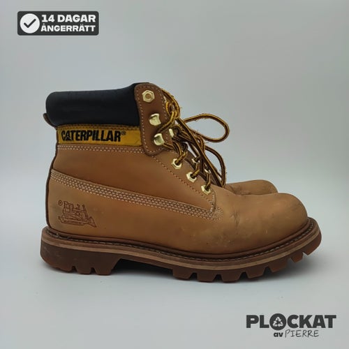 Klasisska Caterpillar skor 38, Brun/Beige - Läder