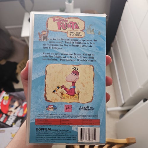 Familjen Flint Dino Blir Filmstjärna VHS