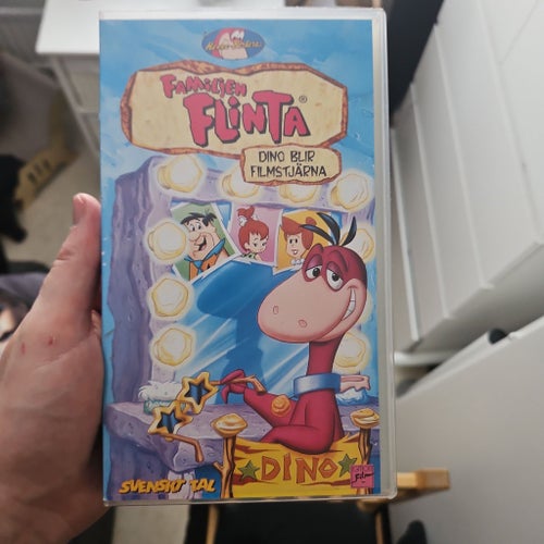 Familjen Flint Dino Blir Filmstjärna VHS