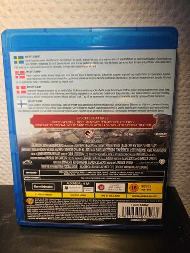 Wyatt Earp Blu-ray – Western – Kevin Costner – Region B