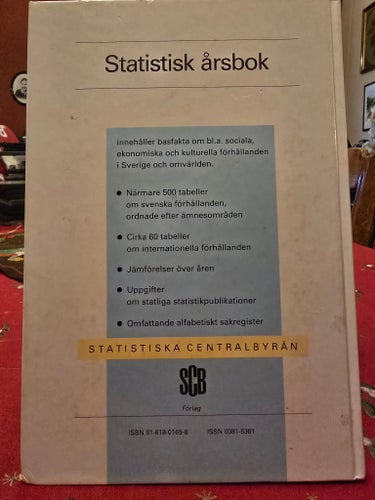 Statistisk årsbok 1988
