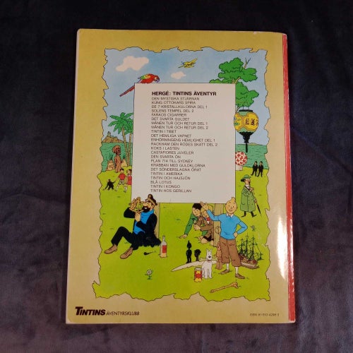 Tintins äventyr "Tintin i Tibet" av Herge