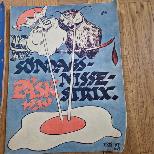 Söndags-Strix 1939 med påsk- och julnummer