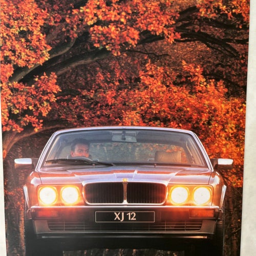 Jaguar XJ 12 lyx broschyr