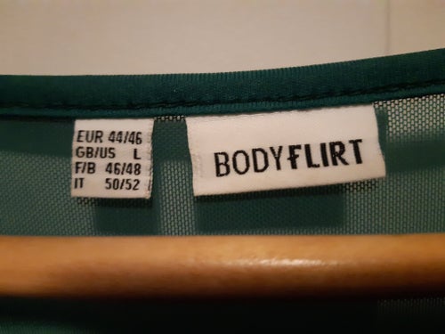 BODYFLIRT grön klänning, 44/46