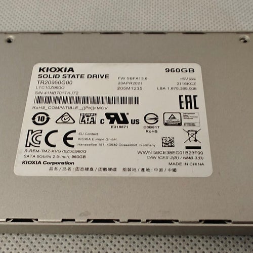 KIOXIA EXCERIA SATA SSD 960GB