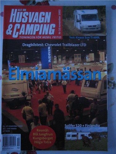 Allt om Husvagn & Camping Nr:10-2002