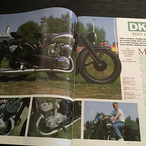 CLASSIC MOTOR NR 9 1993 DODGE DART GT,HONDA S 600,DKW,NORTON ATLAS,VOLVO DUETT