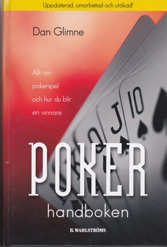 Dan Glimne / Pokerhandboken / Kartonnage / Nära nyskick