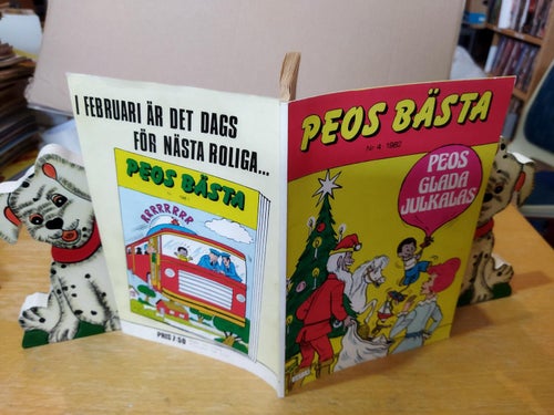 Peos bästa 1982 nr 4 Peos glada julkalas. Very Fine plus