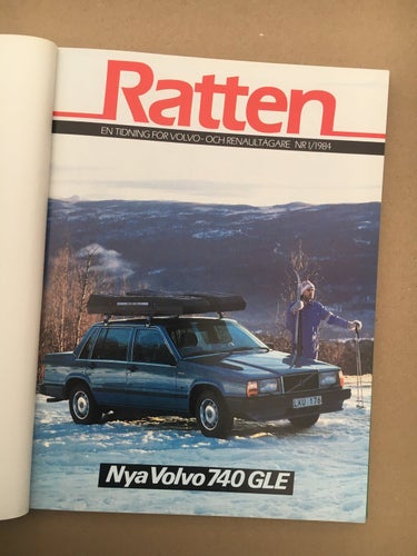 VOLVO Tidning Ratten Inbunden 1984