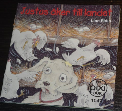 Pixibok Justus åker till landet