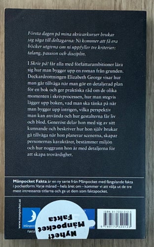Skriv på! Handbok i skrivandets konst av Elizabeth George i PRESENT skick