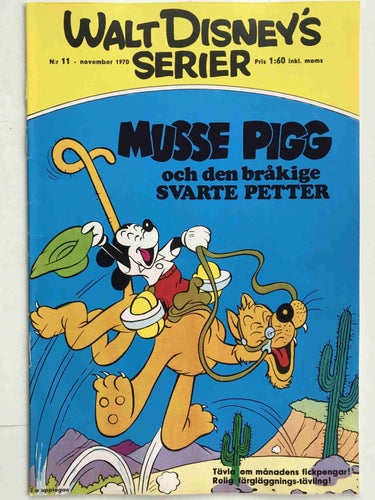 Walt Disney´s Serier - 1970:11 FN-VF