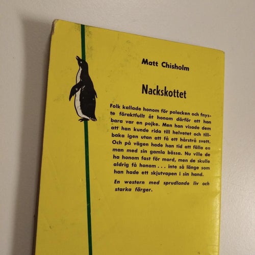 Nackskottet - Matt Chisholm. bok häftad Very Good