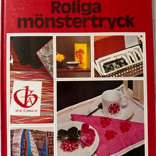 Roliga mönstertryck bok trycka mönster hela familjens hobbybibliotek