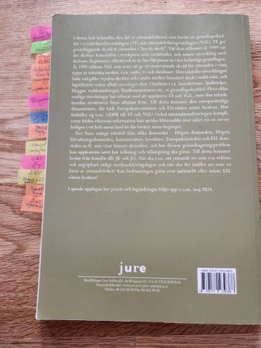 En orientering i tryckfrihet & yttrandefrihet av Wiweka Warnling Conradson &
