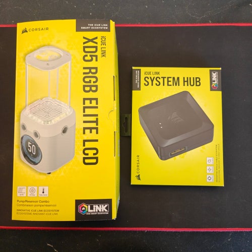 Corsair iCUE LINK XD5 RGB ELITE LCD Pump/Reservoir Combo + iCUE LINK System Hub