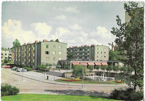 SUNDBYBERG Storskogen Konditori – Vågig kant – Postgånget till Finland 1964