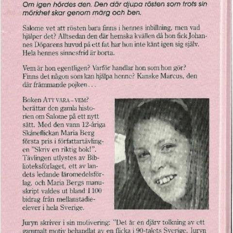 ATT VARA - VEM ? - Maria Berg ( INBUNDEN BOK )