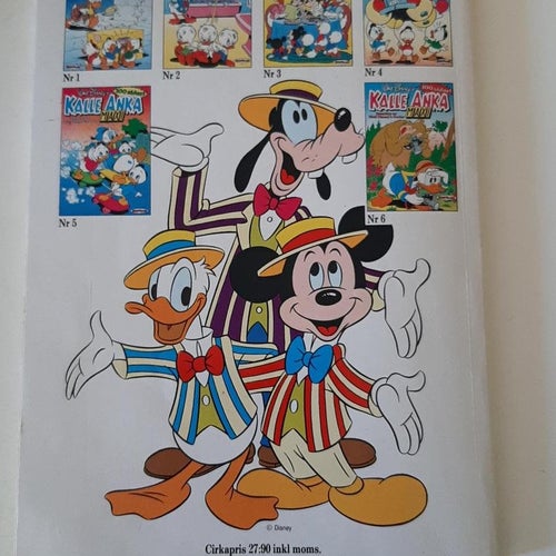 KALLE ANKA MAXI NR 7 1990 DISNEY