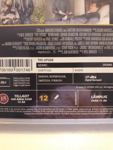 THE UPSIDE. INPLASTAD DVD