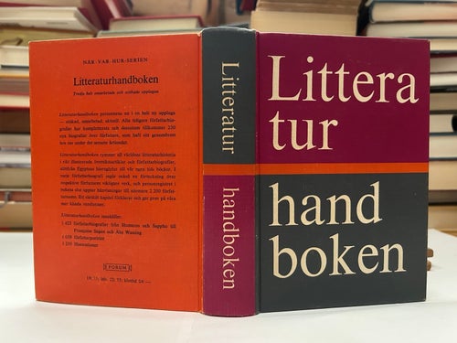 Litteraturhandboken av Ulf Staberg, bok, Very Fine plus