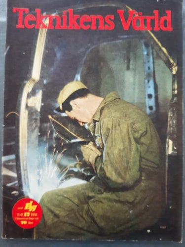 Teknikens Värld nr 17 1951: Triumph Thunderbird med sidovagn, turistbussar