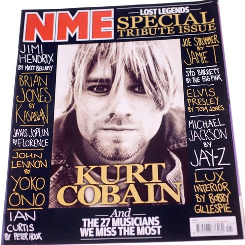 NME music magazine (New Musical Express) October 10th 2009-Kurt Cobain cover-NEW