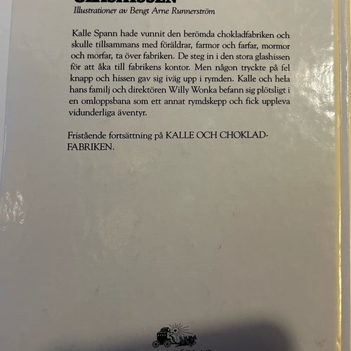 Kalle och den stora glashissen av Roald Dahl